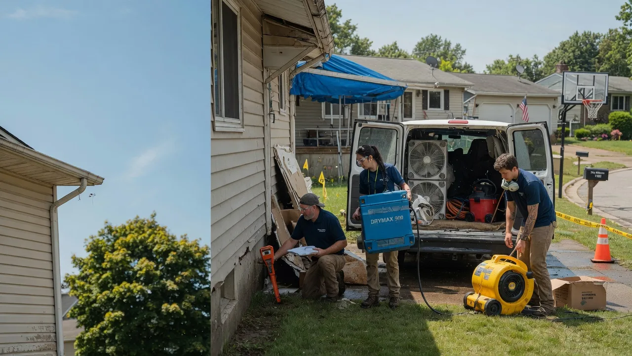 Ceiling Leak Cleanup in Stafford, OH near me